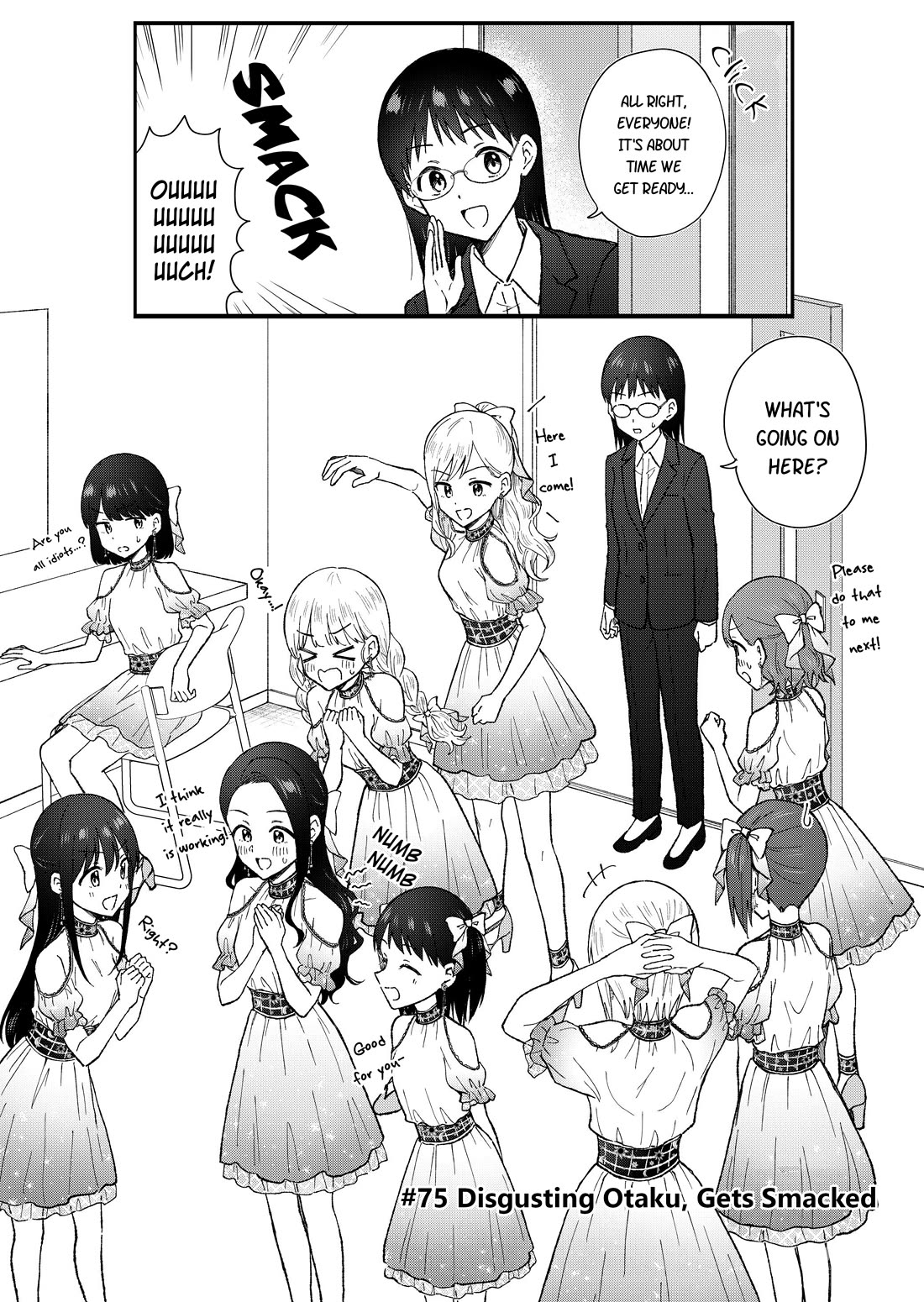 KimoOta, Idol Yarutteyo Chapter 75 page 6 - Chapter 75: Disgusting Otaku, Gets Smacked
