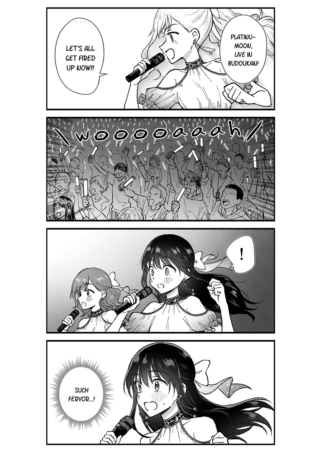 KimoOta, Idol Yarutteyo Chapter 76 page 3 - Chapter 76: Disgusting Otaku, Stands on the Budokan