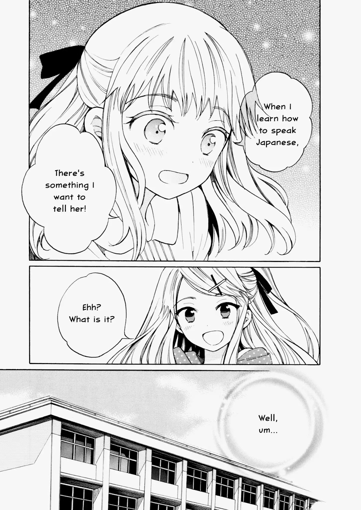 Kin-iro Mosaic Anthology Comic I Chapter 2 page 5 - Chapter 2: "To Miss Shinobu; Dear Alice"