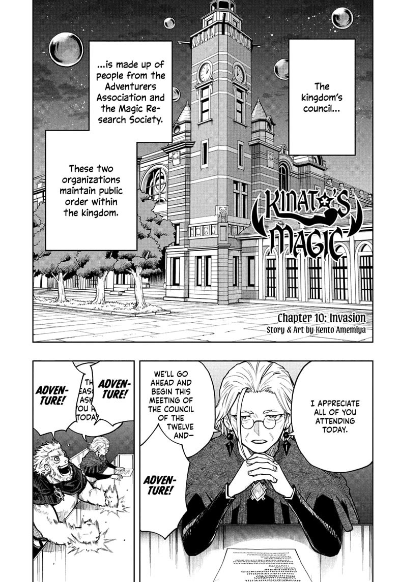 Kinato’s Magic Chapter 10 page 1 - Chapter 10: Invasion