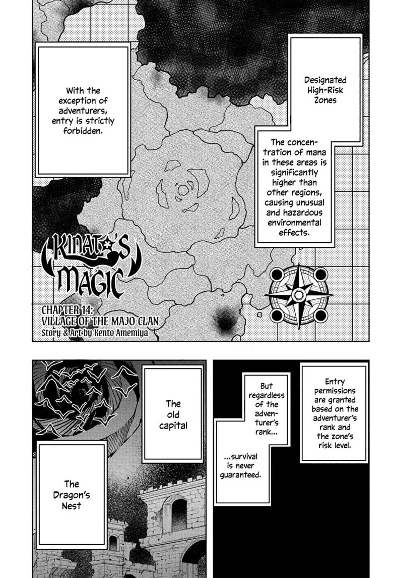 Kinato’s Magic Chapter 14 page 1 - Chapter 14: Village of the Majo Clan