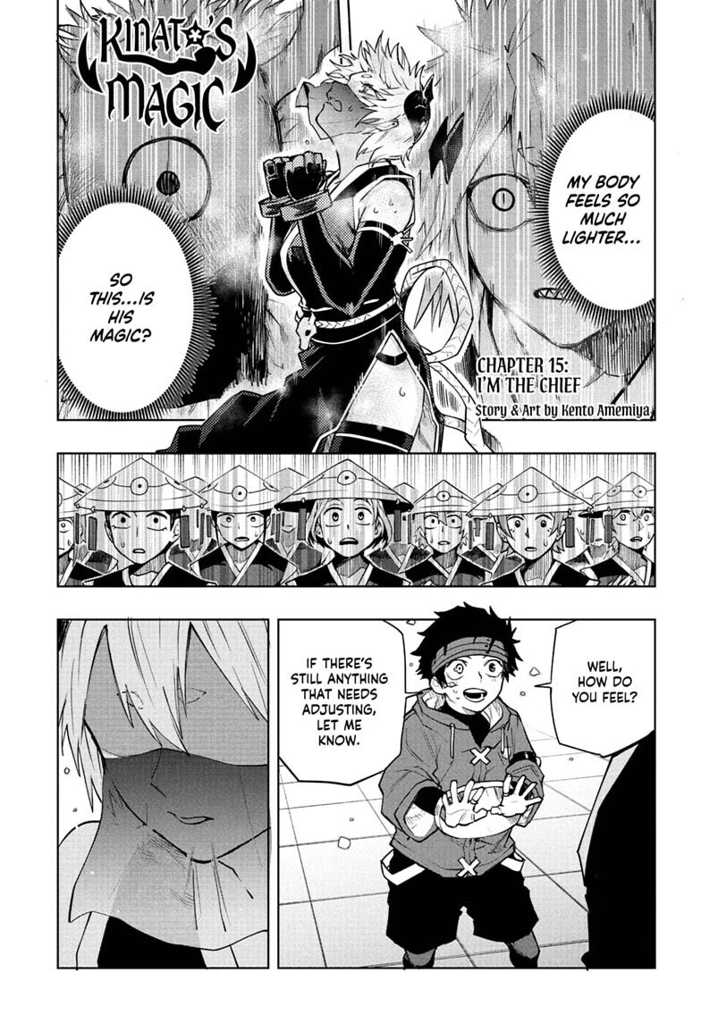 Kinato’s Magic Chapter 15 page 1 - Chapter 15: I'm the Chief