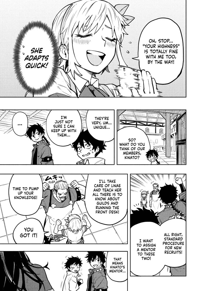 Kinato’s Magic Chapter 3 page 15 - Chapter 3: Introducing the Iron Fangs!
