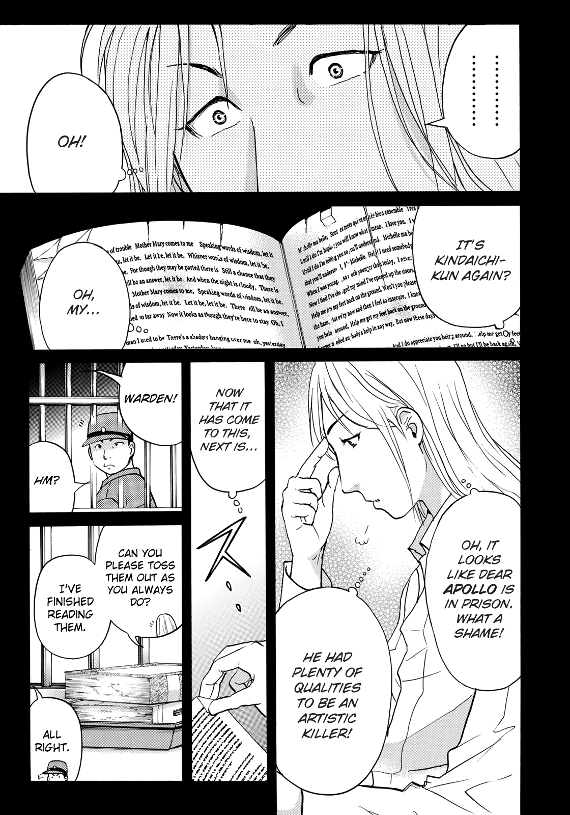 Kindaichi 37-sai no Jikenbo Chapter 53 page 19 - Chapter 53: Hotel Europa : The New Murders (File 14)