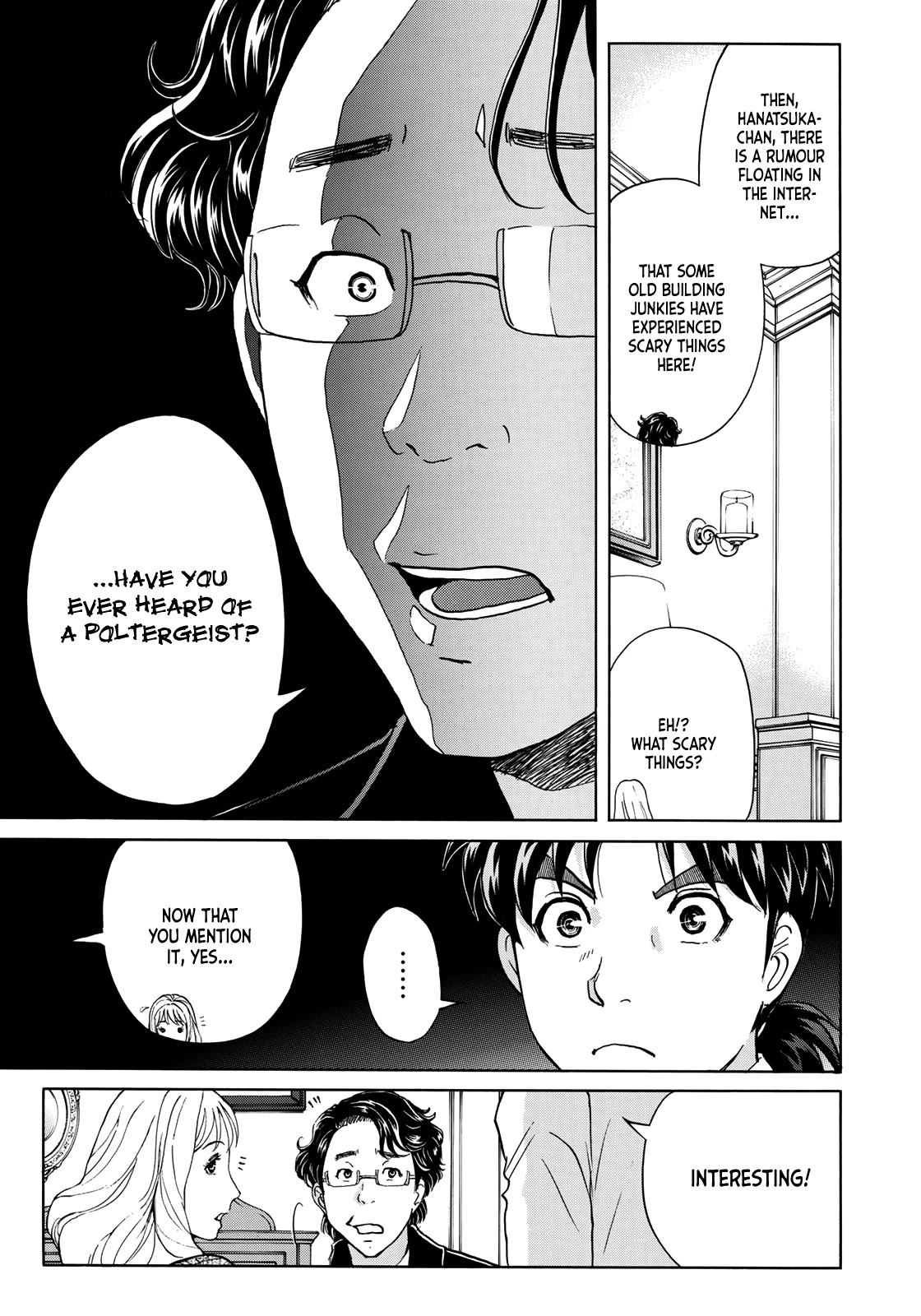 Kindaichi 37-sai no Jikenbo Chapter 55 page 14 - Chapter 55: Poltergeist Mansion Murder Case (File 2)
