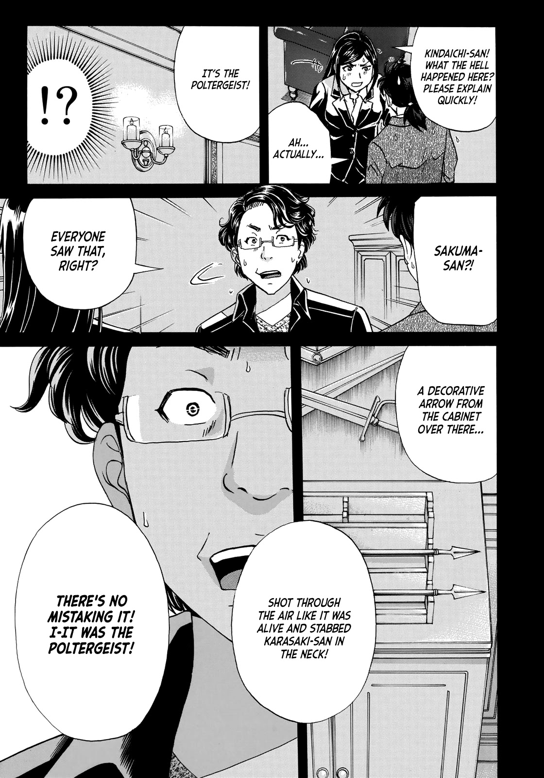 Kindaichi 37-sai no Jikenbo Chapter 56 page 24 - Chapter 56: Poltergeist Mansion Murder Case (File 3)