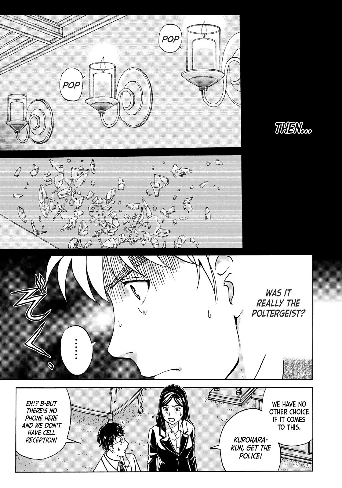 Kindaichi 37-sai no Jikenbo Chapter 57 page 8 - Chapter 57: Poltergeist Mansion Murder Case (File 4)