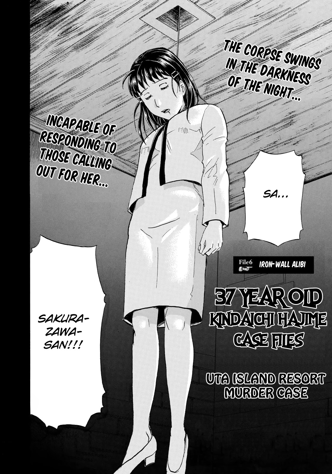 Kindaichi 37-sai no Jikenbo Chapter 6 page 5 - Chapter 6: Uta Island Resort Murder Case (File 6)