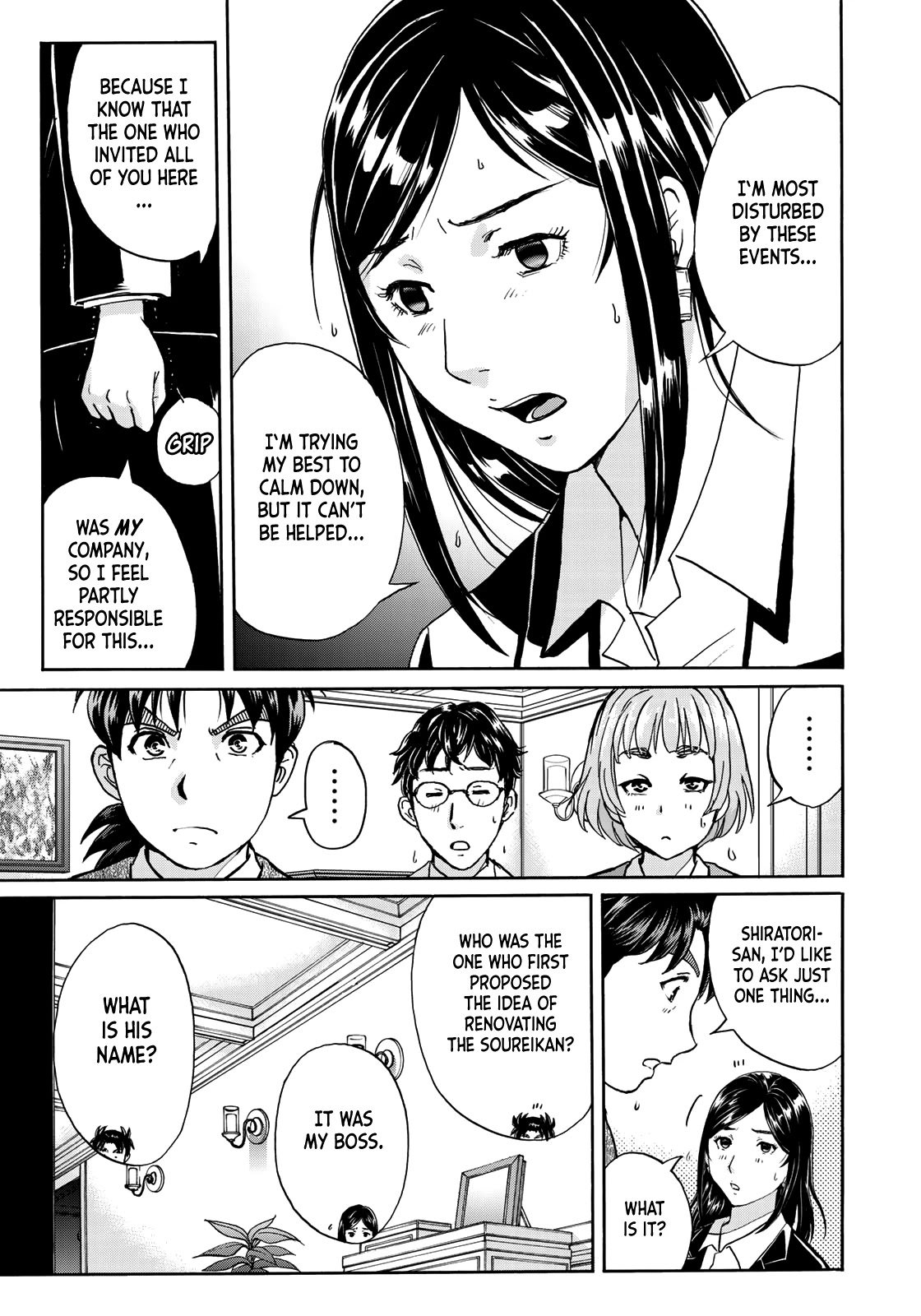 Kindaichi 37-sai no Jikenbo Chapter 60 page 14 - Chapter 60: Poltergeist Mansion Murder Case (File 7)