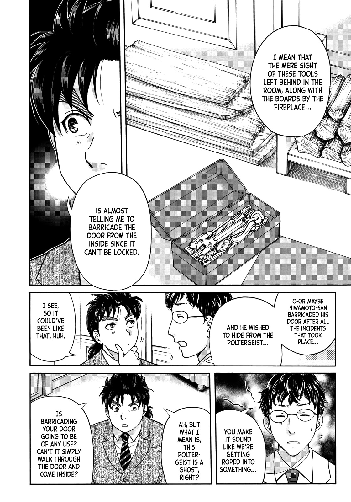 Kindaichi 37-sai no Jikenbo Chapter 60 page 9 - Chapter 60: Poltergeist Mansion Murder Case (File 7)