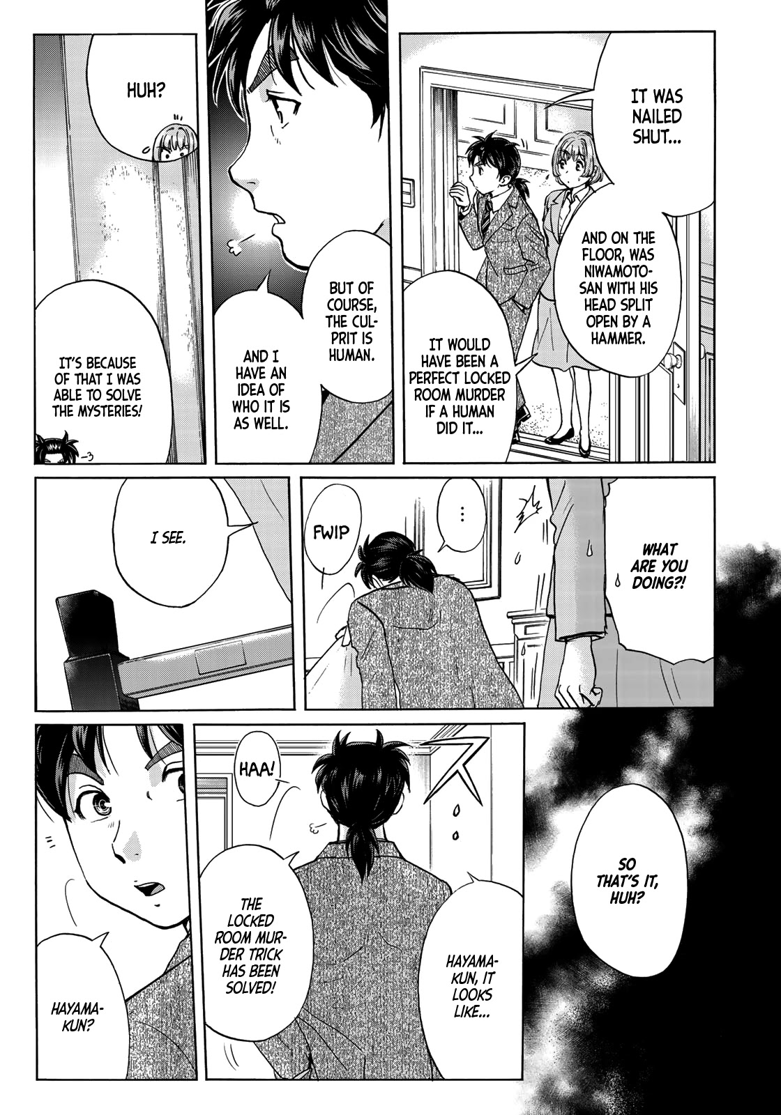 Kindaichi 37-sai no Jikenbo Chapter 61 page 22 - Chapter 61: Poltergeist Mansion Murder Case (File 8)