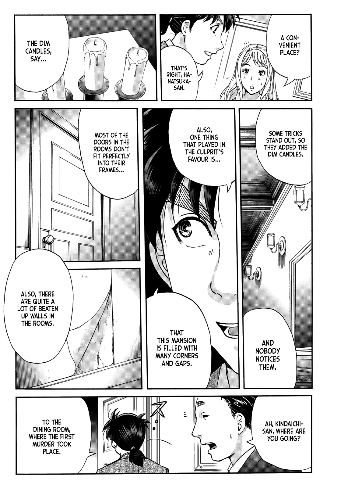Kindaichi 37-sai no Jikenbo Chapter 62 page 14 - Chapter 62: Poltergeist Mansion Murder Case (File 9)