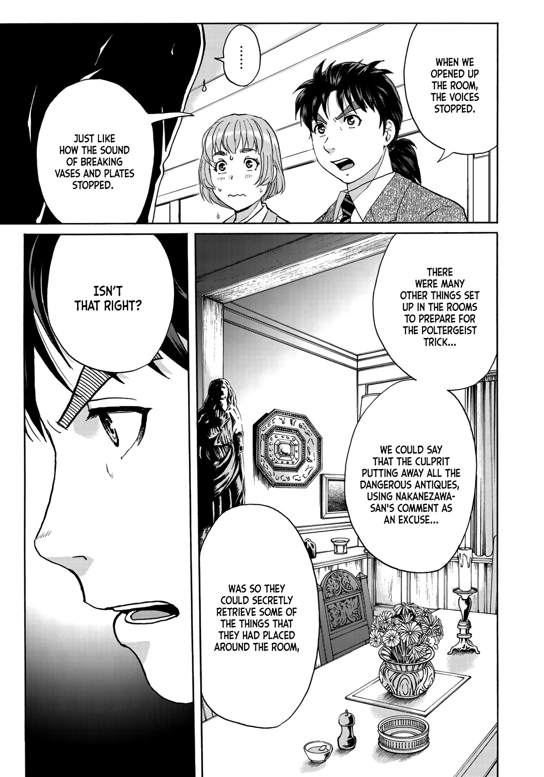 Kindaichi 37-sai no Jikenbo Chapter 63 page 19 - Chapter 63: Poltergeist Mansion Murder Case (File 10)