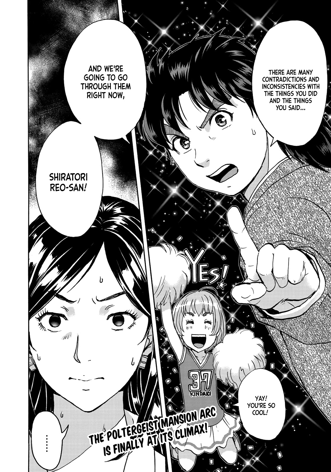 Kindaichi 37-sai no Jikenbo Chapter 63 page 24 - Chapter 63: Poltergeist Mansion Murder Case (File 10)
