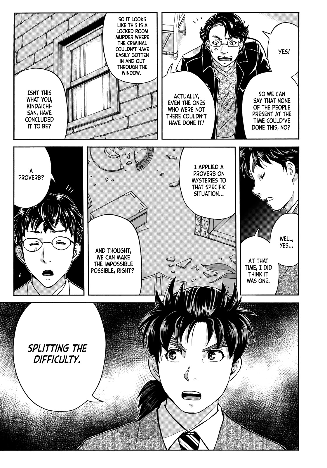 Kindaichi 37-sai no Jikenbo Chapter 63 page 5 - Chapter 63: Poltergeist Mansion Murder Case (File 10)