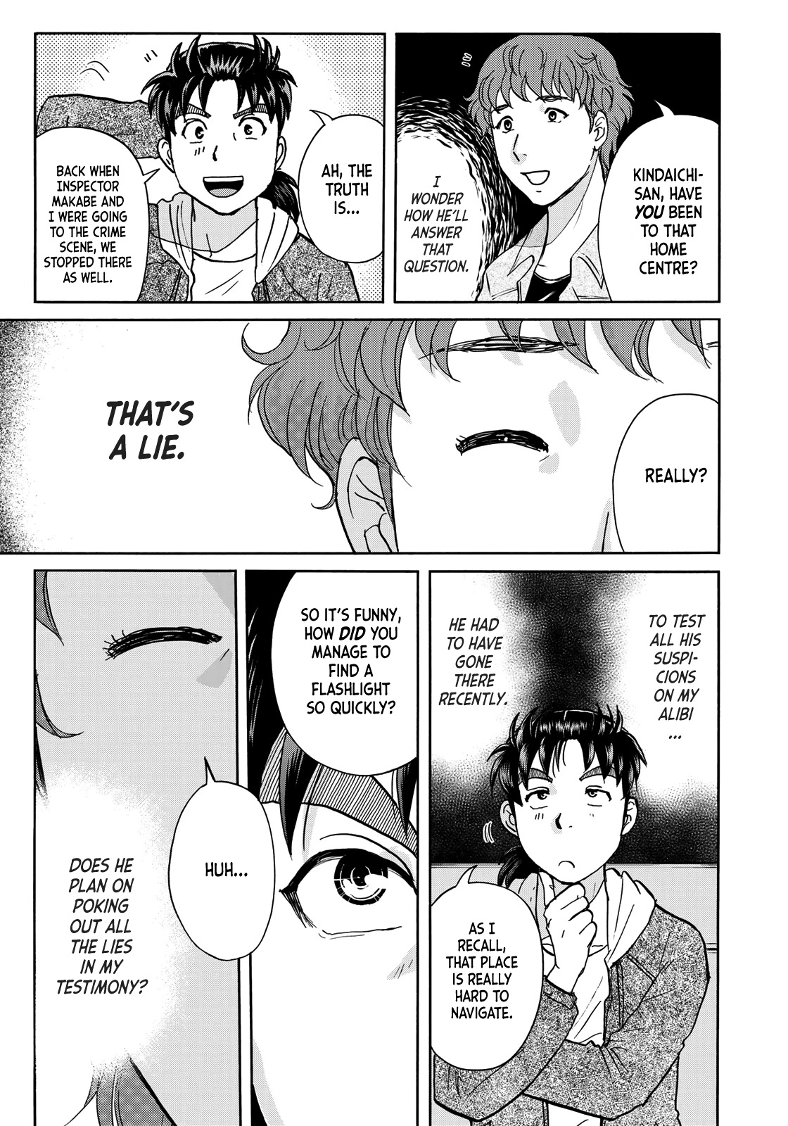 Kindaichi 37-sai no Jikenbo Chapter 78 page 19 - Chapter 78: Ayase Serial Murder Case (Part 12)