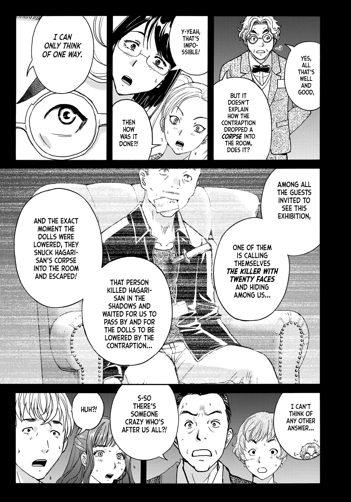 Kindaichi 37-sai no Jikenbo Chapter 85 page 19 - Chapter 85: The Killer with Twenty Faces (Part 3)