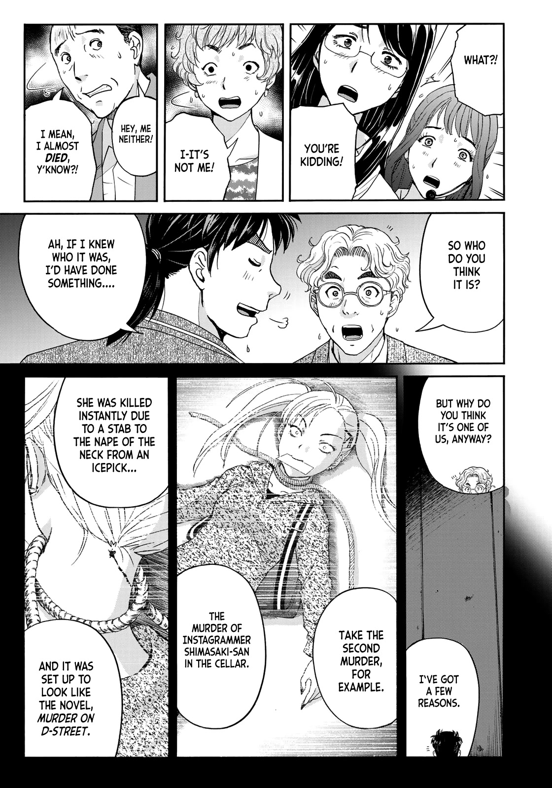Kindaichi 37-sai no Jikenbo Chapter 89 page 15 - Chapter 89: The Killer with Twenty Faces (Part 7)