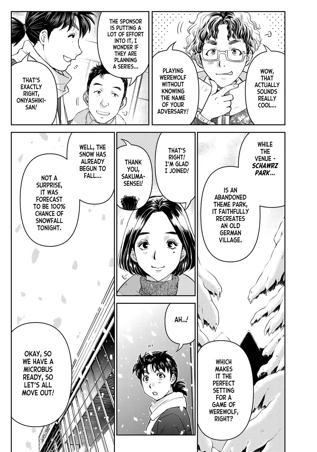 Kindaichi 37-sai no Jikenbo Chapter 97 page 29 - Chapter 97: Werewolf Game Murder Case (Part 1)
