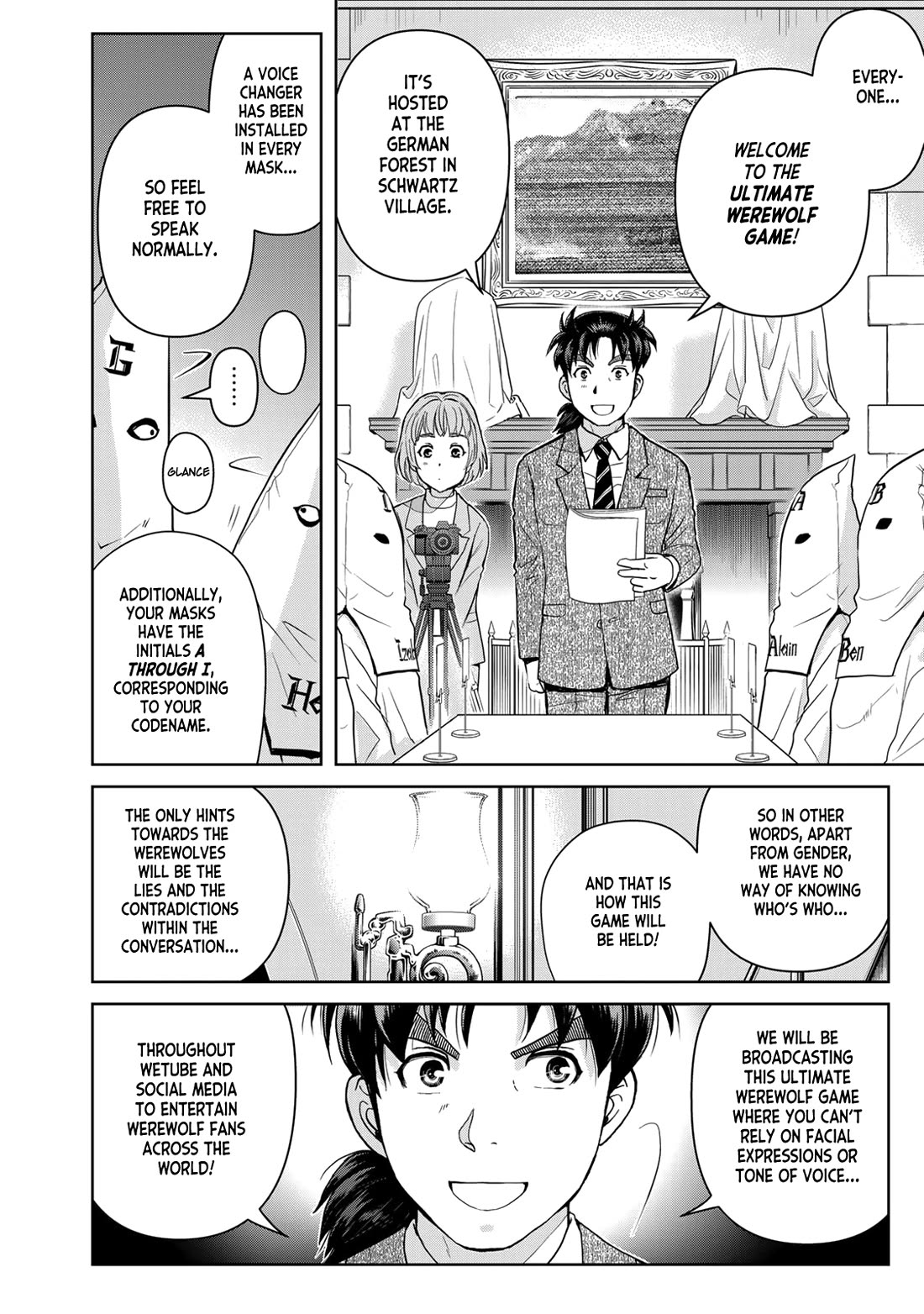 Kindaichi 37-sai no Jikenbo Chapter 98 page 13 - Chapter 98: Werewolf Game Murder Case (Part 2)
