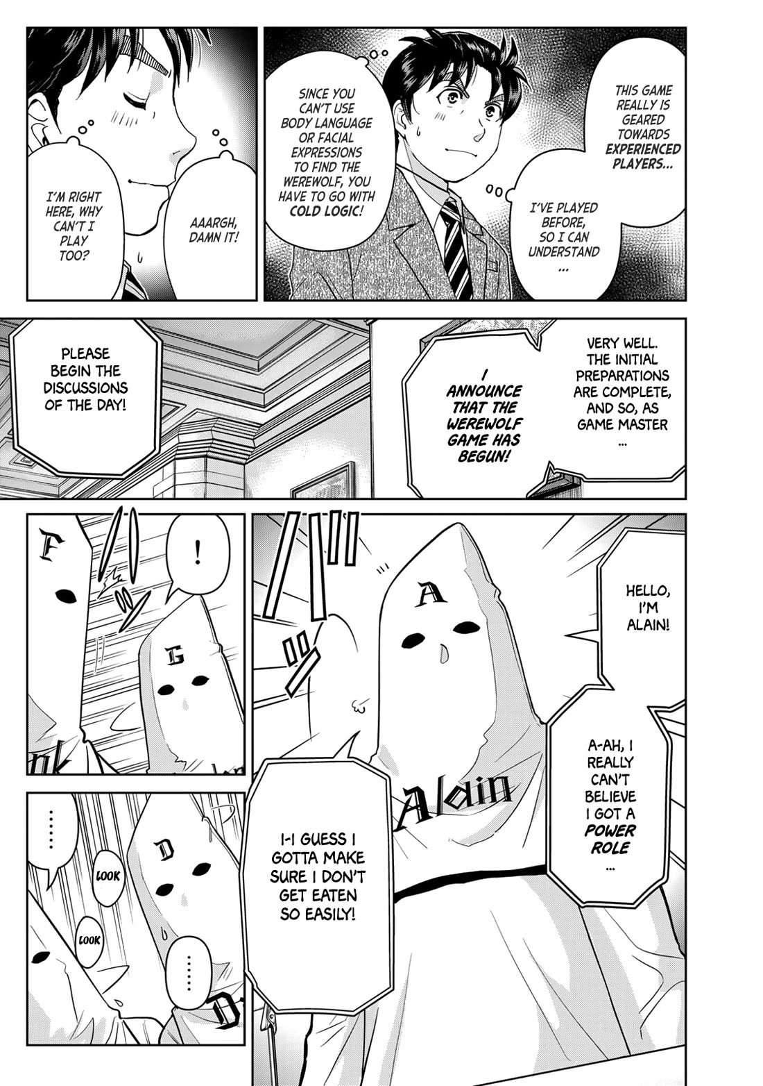 Kindaichi 37-sai no Jikenbo Chapter 98 page 18 - Chapter 98: Werewolf Game Murder Case (Part 2)