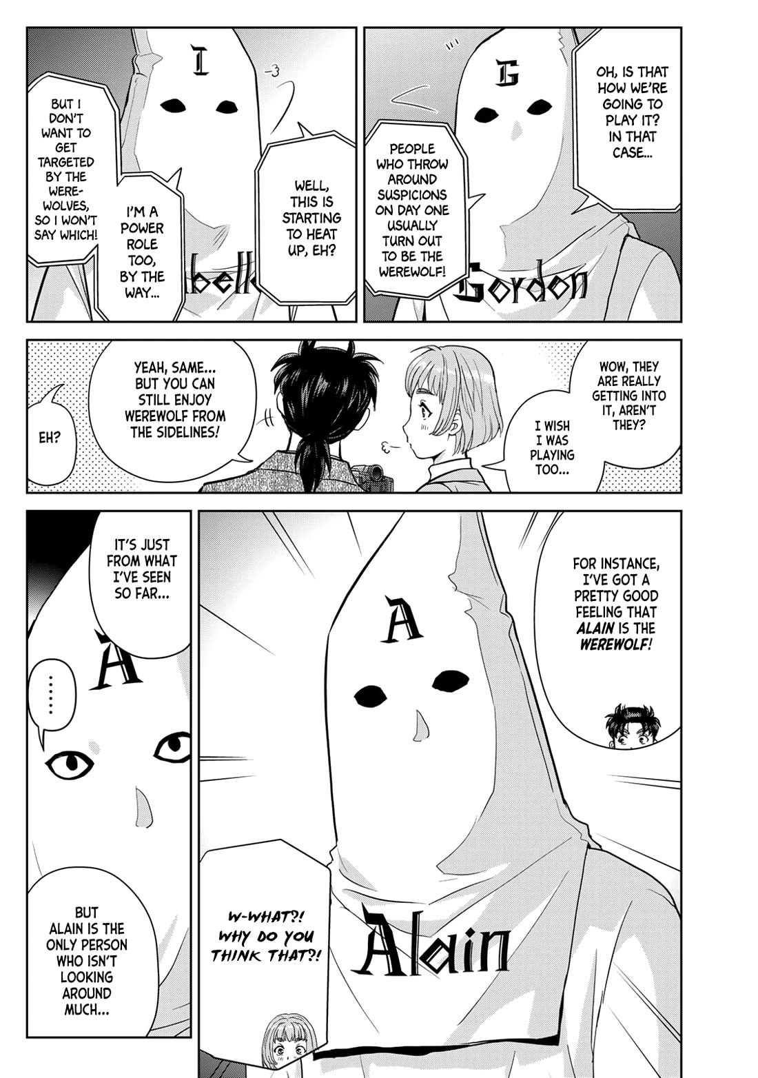 Kindaichi 37-sai no Jikenbo Chapter 98 page 20 - Chapter 98: Werewolf Game Murder Case (Part 2)