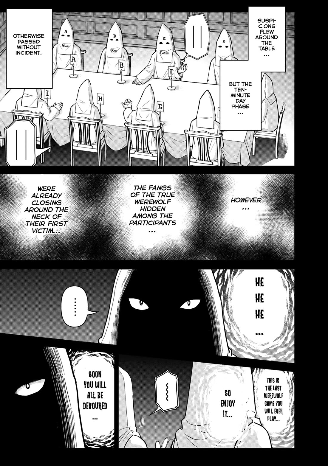 Kindaichi 37-sai no Jikenbo Chapter 98 page 22 - Chapter 98: Werewolf Game Murder Case (Part 2)