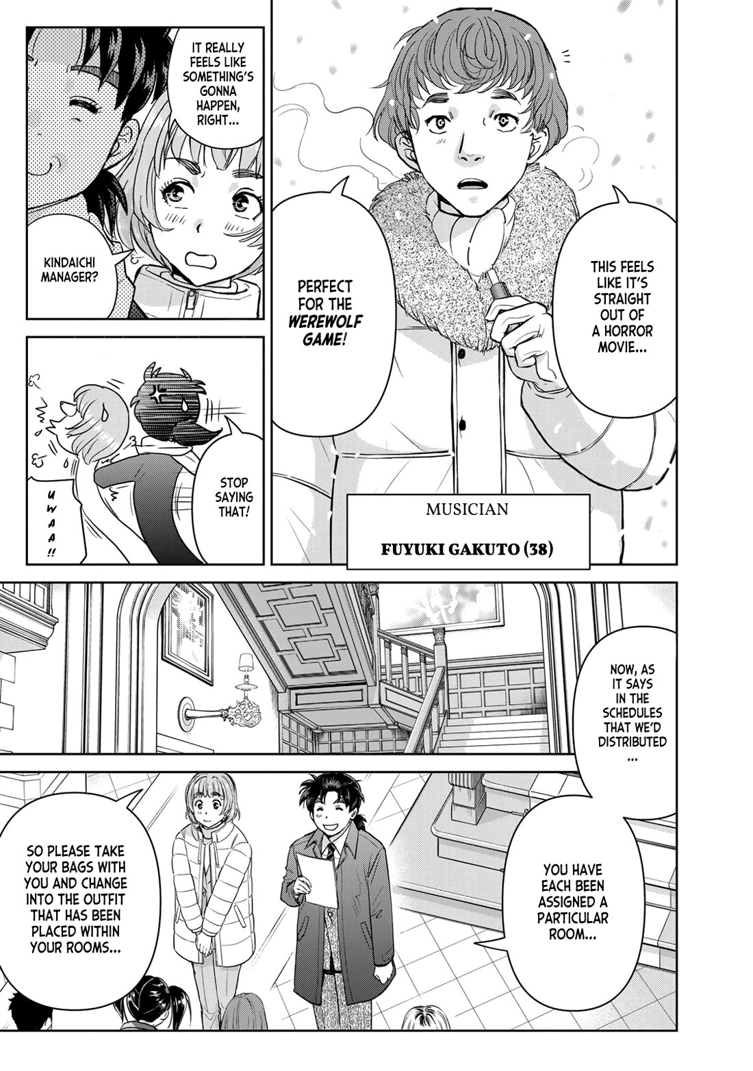 Kindaichi 37-sai no Jikenbo Chapter 98 page 9 - Chapter 98: Werewolf Game Murder Case (Part 2)
