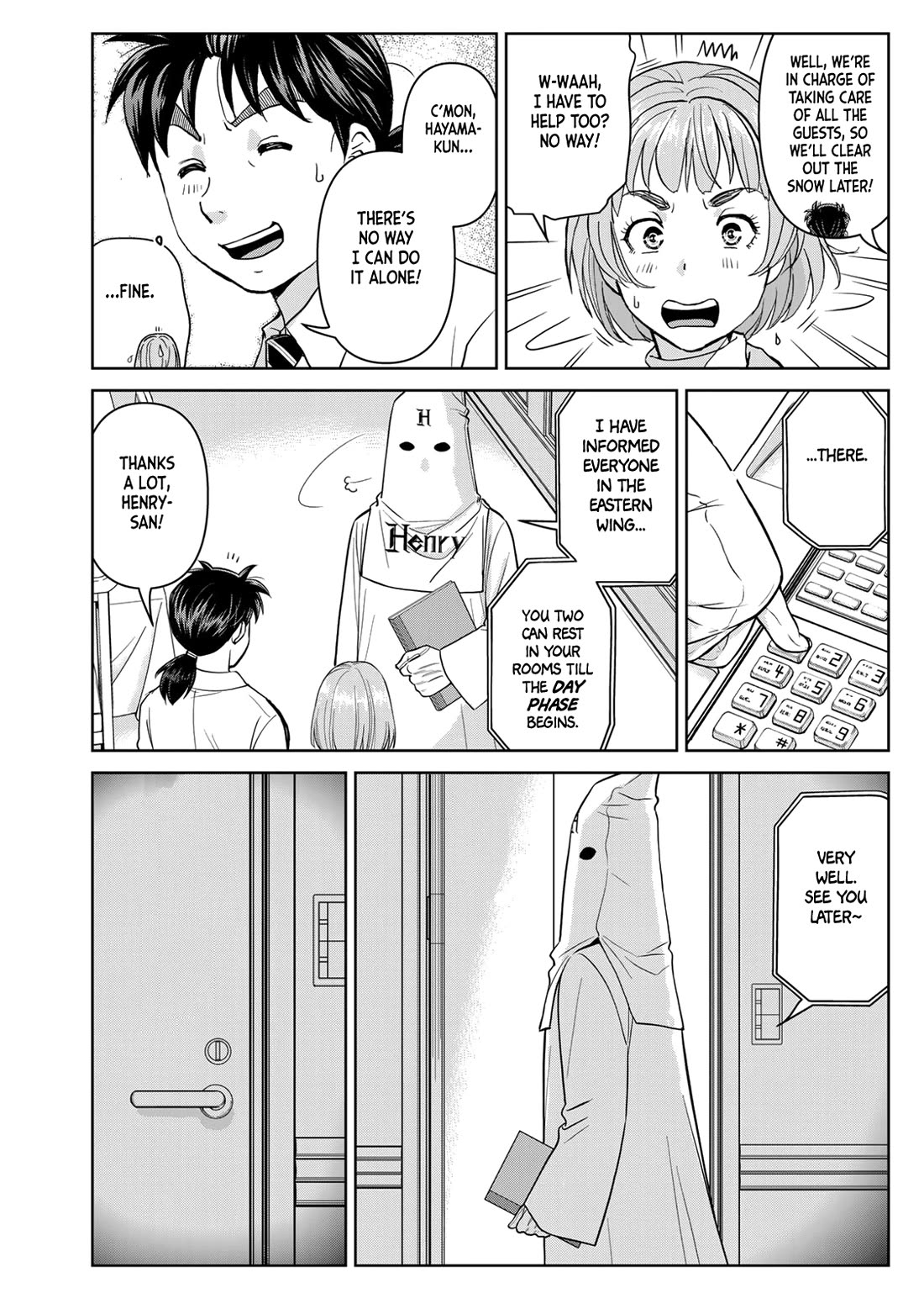 Kindaichi 37-sai no Jikenbo Chapter 99 page 13 - Chapter 99: Werewolf Game Murder Case (Part 3)