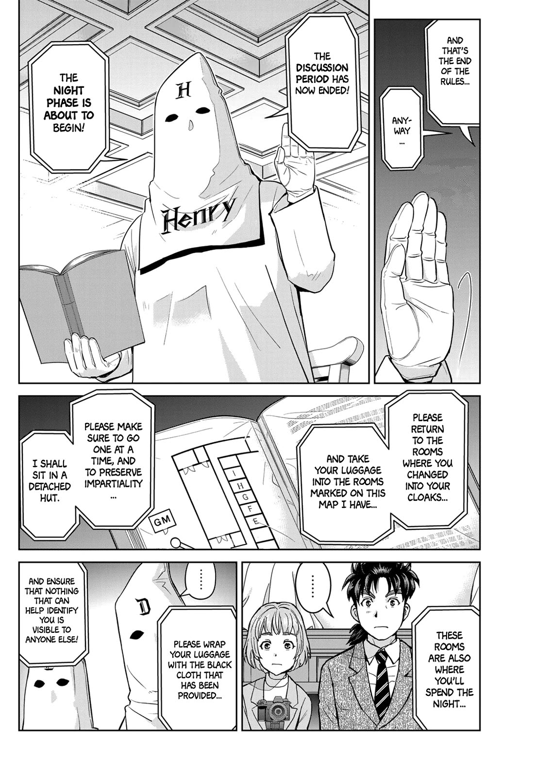 Kindaichi 37-sai no Jikenbo Chapter 99 page 4 - Chapter 99: Werewolf Game Murder Case (Part 3)