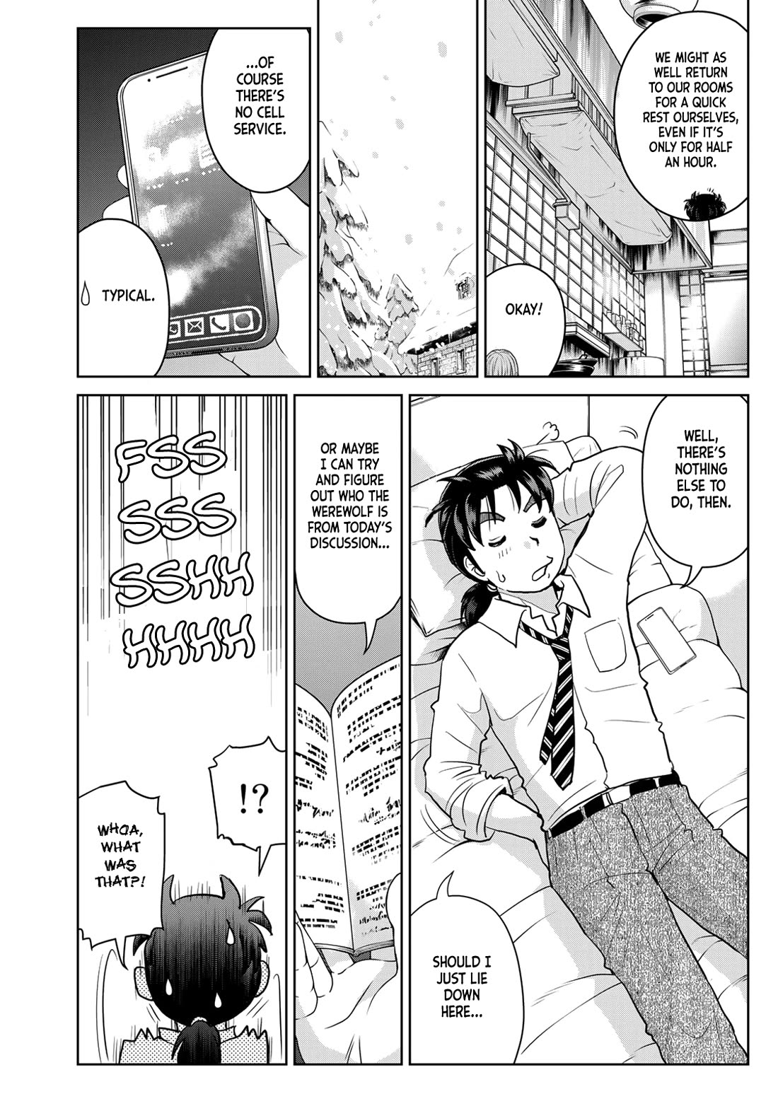 Kindaichi 37-sai no Jikenbo Chapter 99 page 7 - Chapter 99: Werewolf Game Murder Case (Part 3)