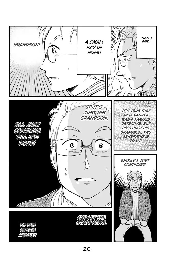 Kindaichi Shounen no Jikenbo Gaiden: Hannin-tachi no Jikenbo Chapter 1 page 21 - Chapter 1: The Opera House Murder Case (1)