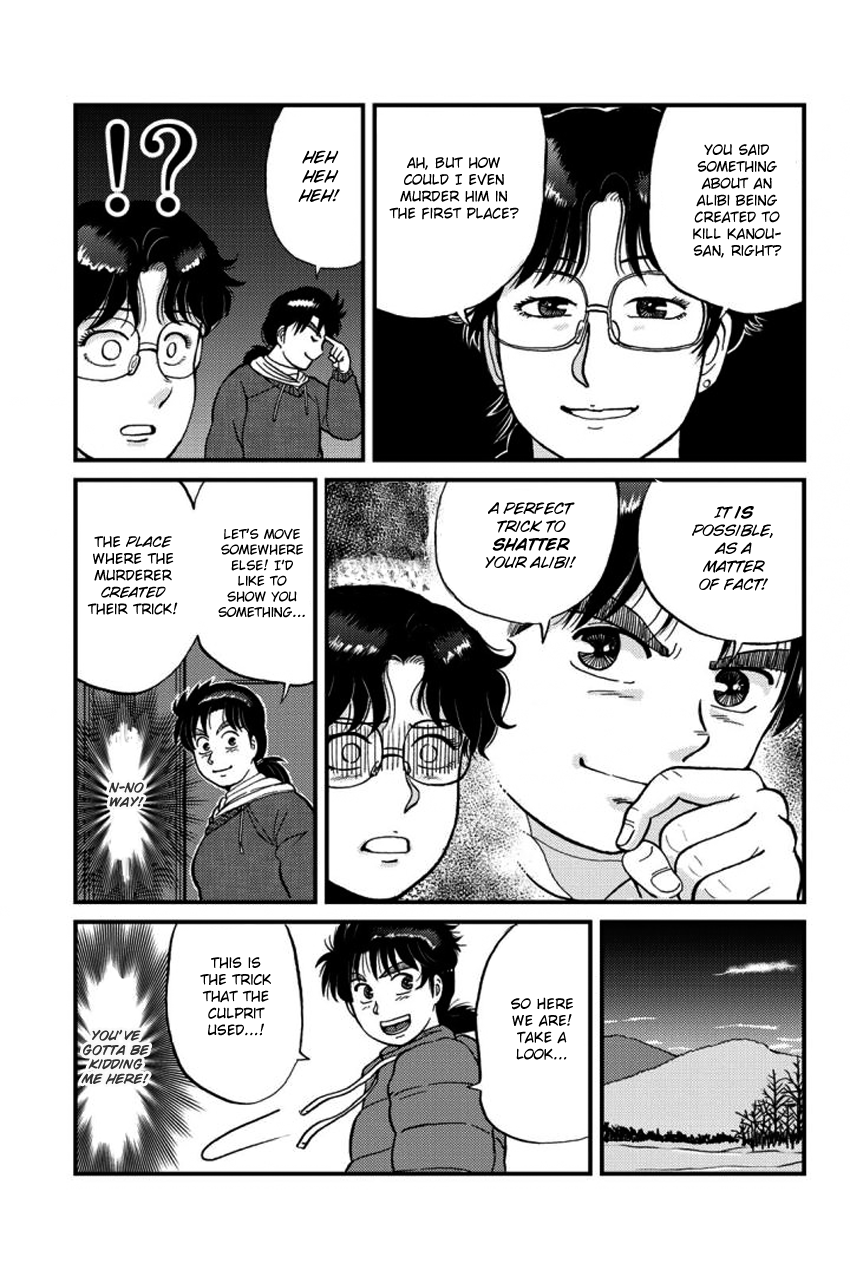 Kindaichi Shounen no Jikenbo Gaiden: Hannin-tachi no Jikenbo Chapter 17 page 9 - Chapter 17: Snow Yaksha Legend Murder Case (4)