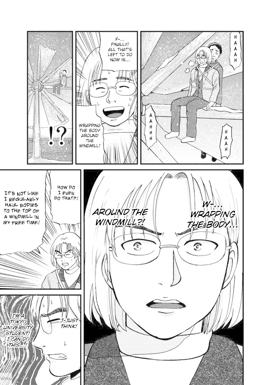 Kindaichi Shounen no Jikenbo Gaiden: Hannin-tachi no Jikenbo Chapter 18 page 11 - Chapter 18: Tarot Mountain Hut Murder Case (1)