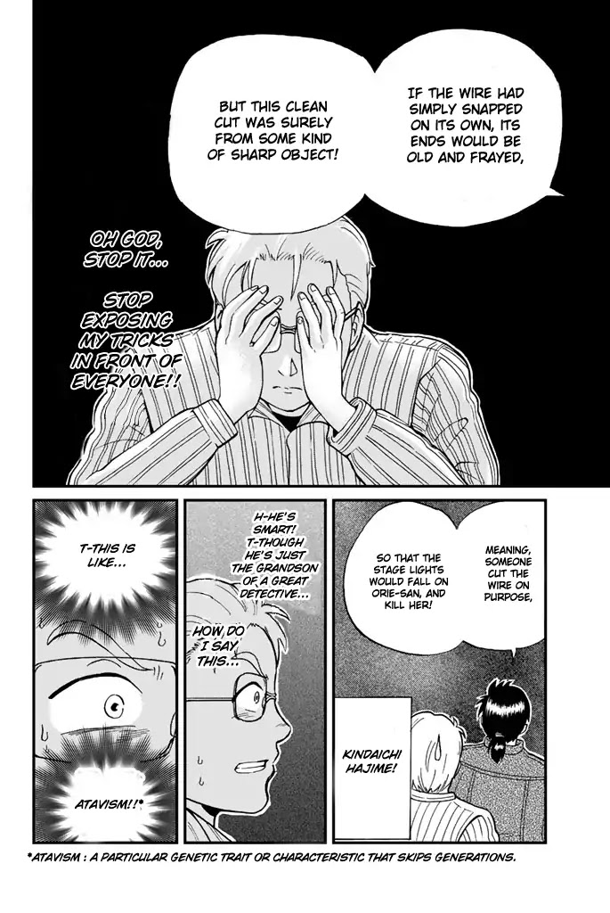 Kindaichi Shounen no Jikenbo Gaiden: Hannin-tachi no Jikenbo Chapter 2 page 13 - Chapter 2: The Opera House Murder Case (2)