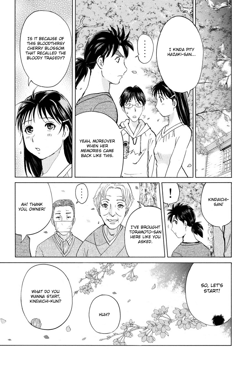 Kindaichi Shounen no Jikenbo R Chapter 60 page 21 - Chapter 60: Bloodthirsty Cherry Blossom Murder Case - File 11