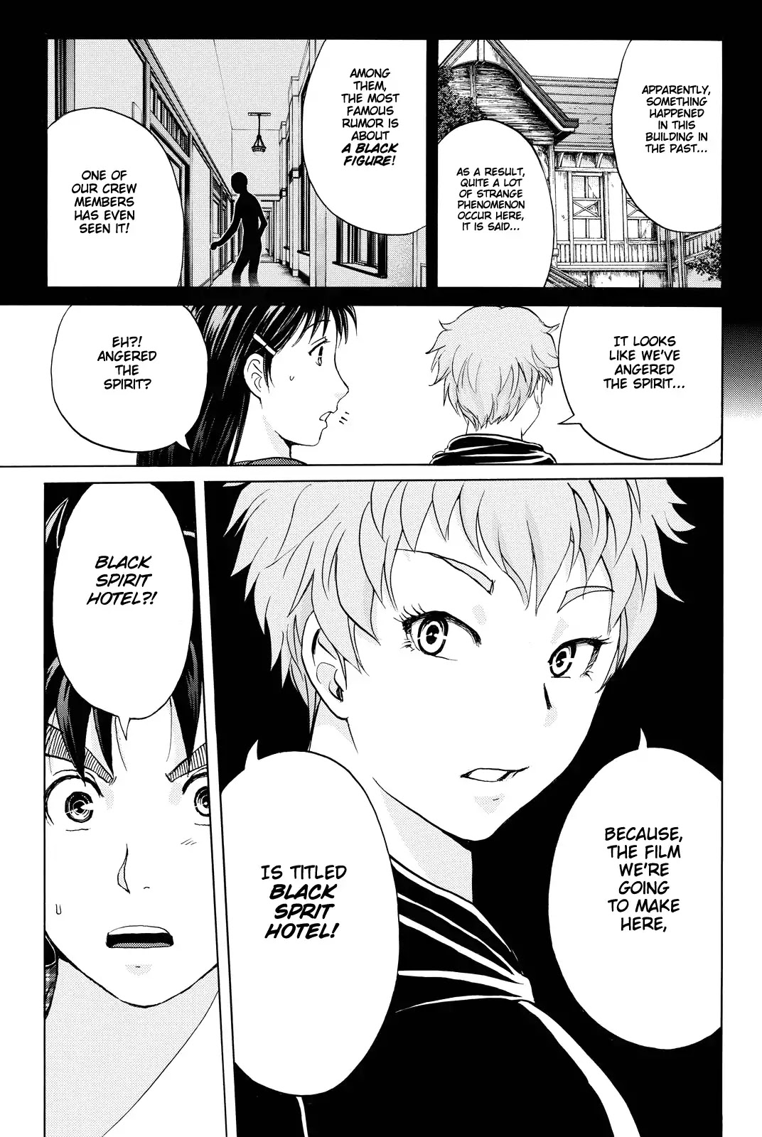 Kindaichi Shounen no Jikenbo R Chapter 81 page 12 - Chapter 81: Black Spirit Hotel Murder Case (1)