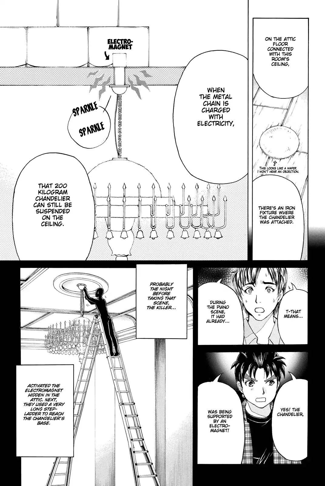Kindaichi Shounen no Jikenbo R Chapter 85 page 14 - Chapter 85: Black Spirit Hotel Murder Case (5)