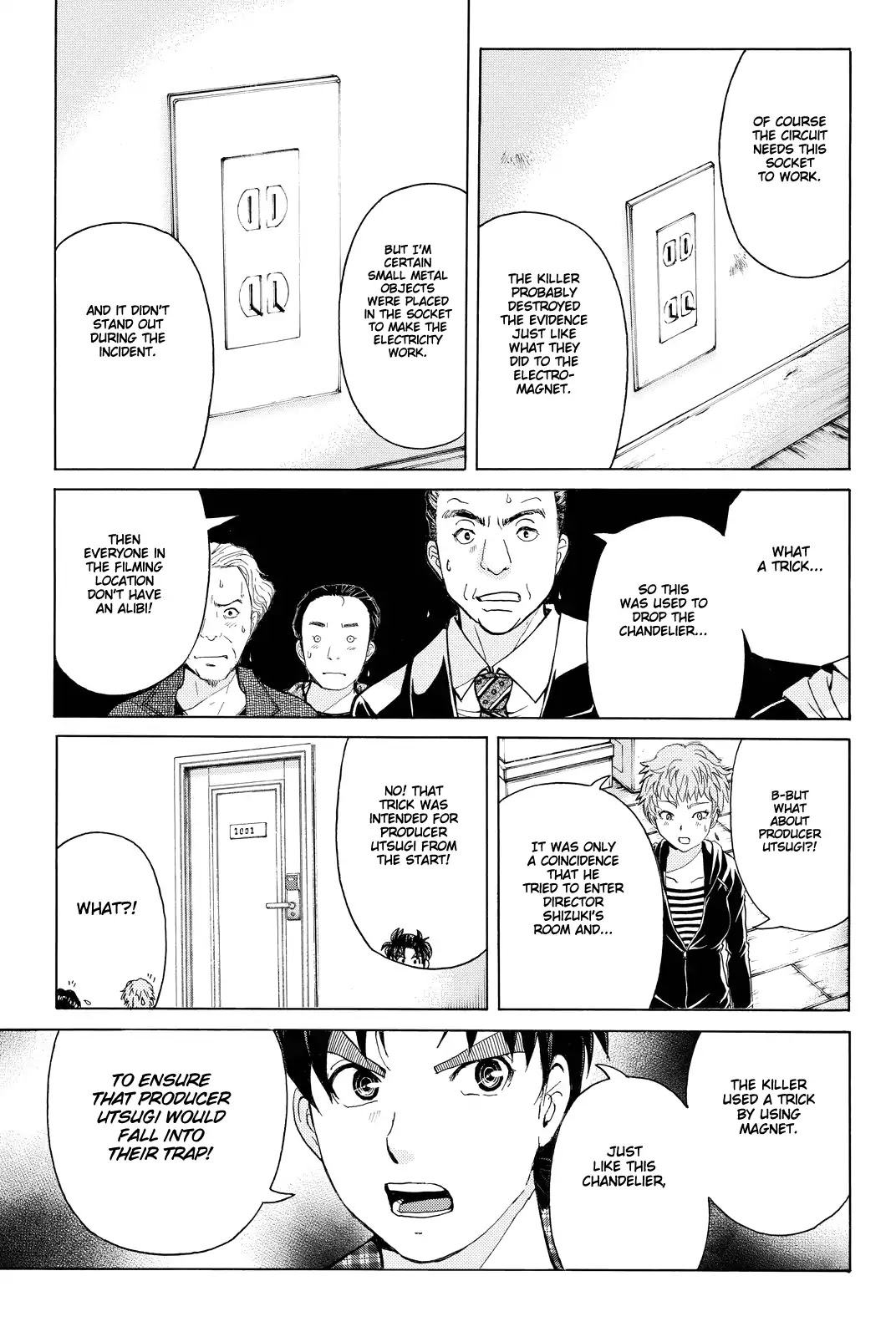 Kindaichi Shounen no Jikenbo R Chapter 85 page 22 - Chapter 85: Black Spirit Hotel Murder Case (5)