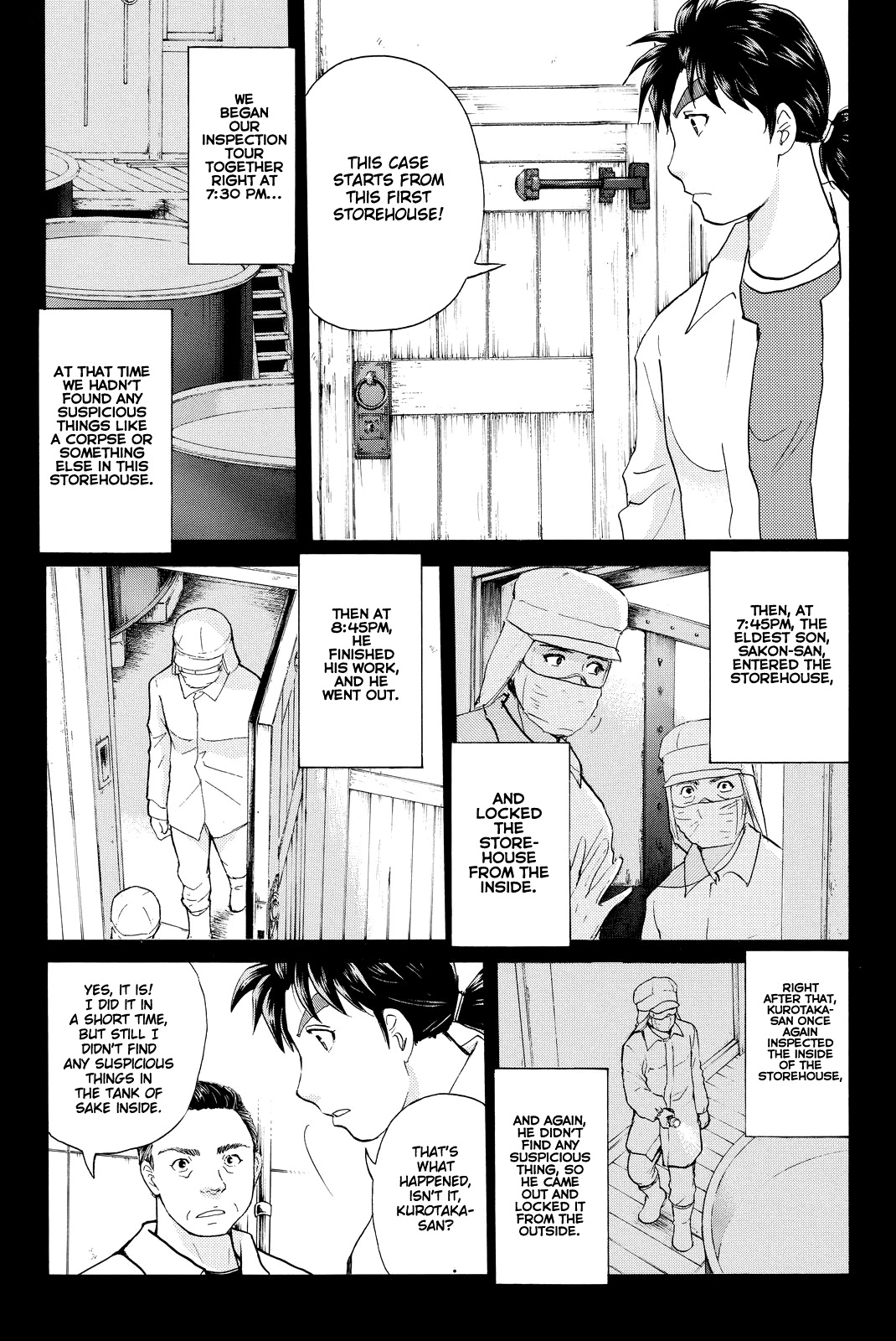 Kindaichi Shounen no Jikenbo R Chapter 94 page 8 - Chapter 94: White Snake Brewery Murder Case (8)
