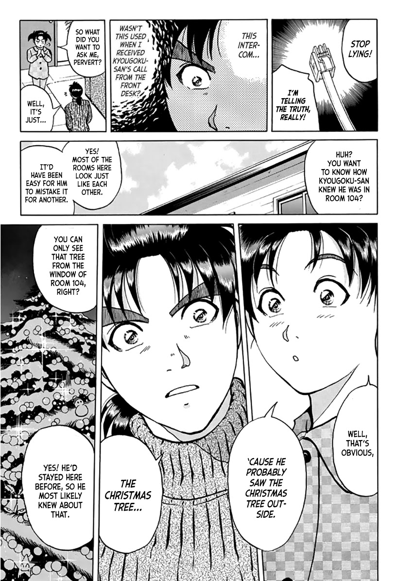 Kindaichi Shounen no Jikenbo - Tanpenshuu Chapter 2.4 page 23 - Vol.2 Chapter 4: Murder On Christmas Eve: Question Arc 2