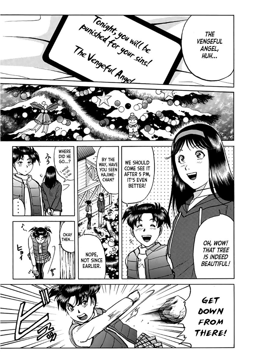 Kindaichi Shounen no Jikenbo - Tanpenshuu Chapter 2.4 page 8 - Vol.2 Chapter 4: Murder On Christmas Eve: Question Arc 2