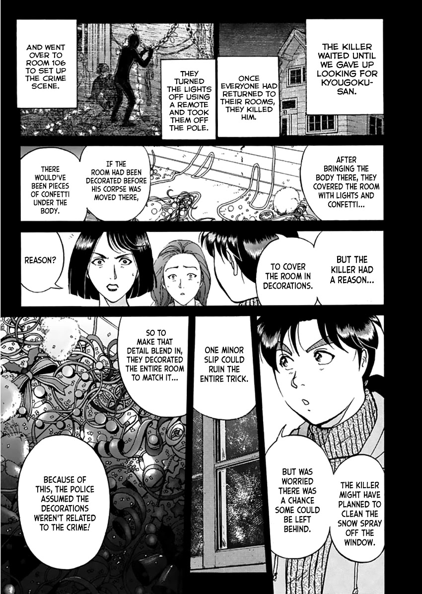 Kindaichi Shounen no Jikenbo - Tanpenshuu Chapter 2.5 page 21 - Vol.2 Chapter 5: Murder On Christmas Eve: Answer Arc 1