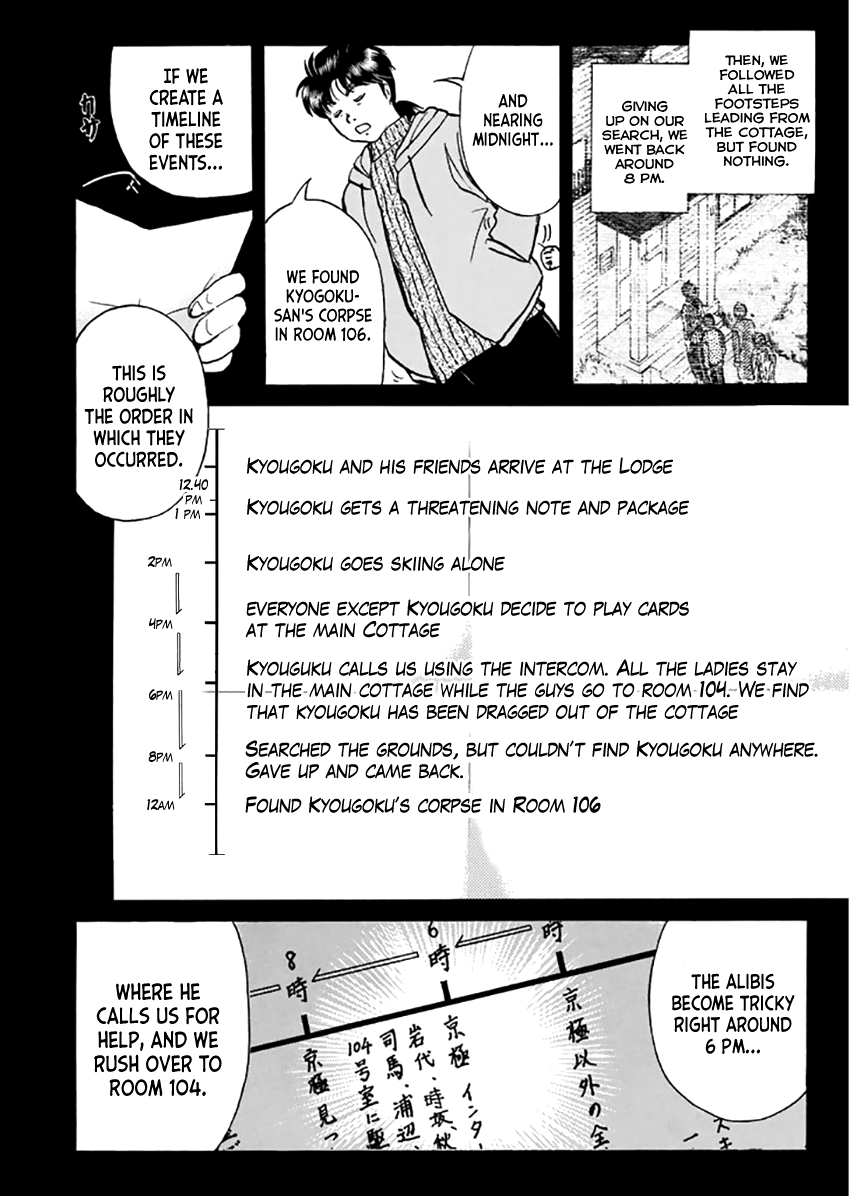 Kindaichi Shounen no Jikenbo - Tanpenshuu Chapter 2.5 page 9 - Vol.2 Chapter 5: Murder On Christmas Eve: Answer Arc 1