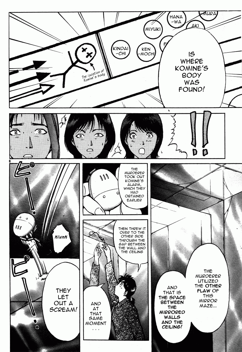 Kindaichi Shounen no Jikenbo - Tanpenshuu Chapter 3.2 page 8 - Vol.3 Chapter 2: The Mirror Maze Murder Incident [2]