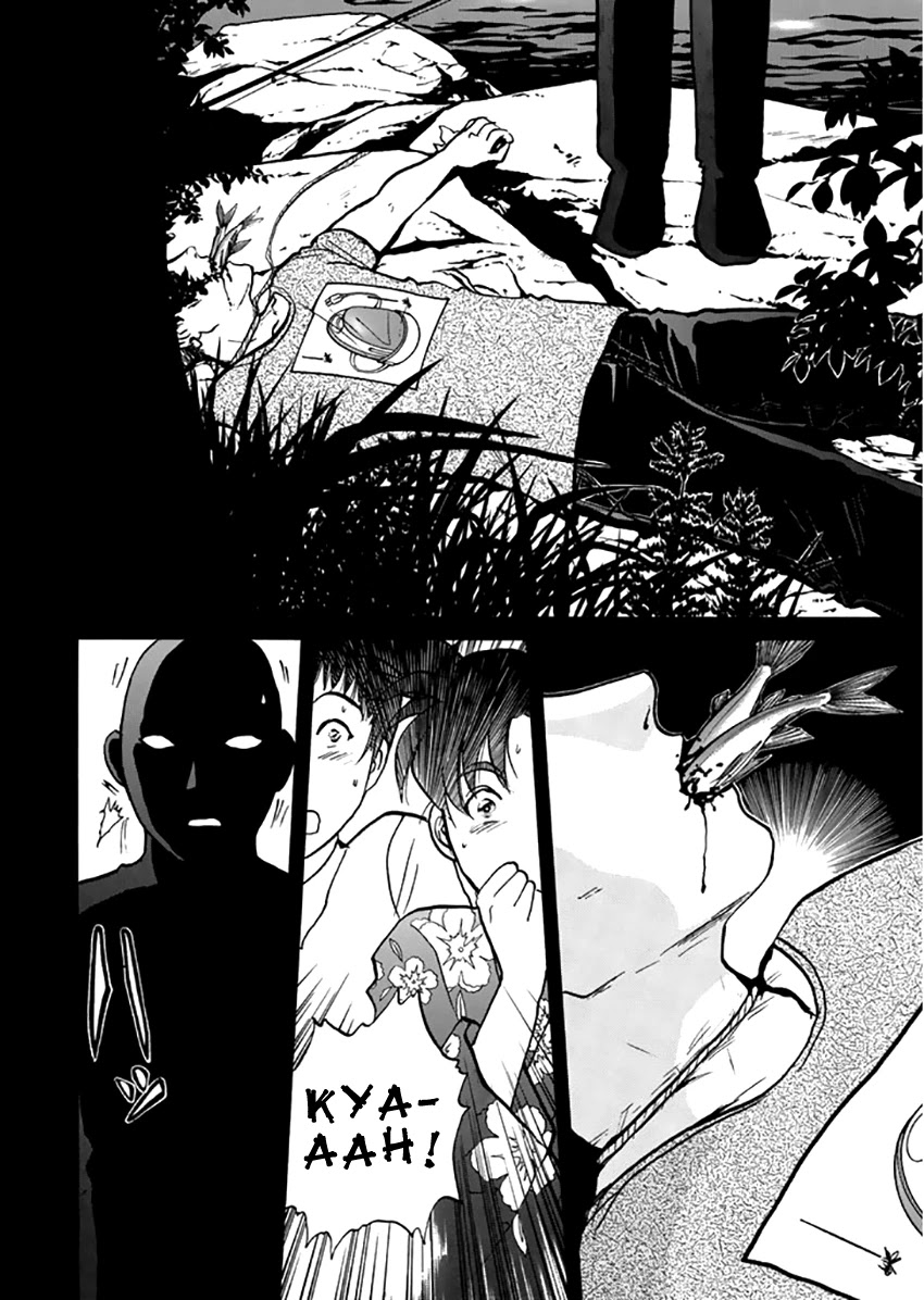 Kindaichi Shounen no Jikenbo - Tanpenshuu Chapter 4.1 page 12 - Vol.4 Chapter 1: Kindaichi Fumi's Adventure: Question Arc