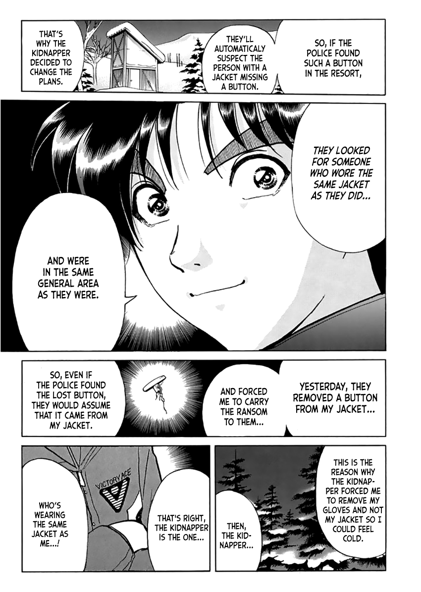 Kindaichi Shounen no Jikenbo - Tanpenshuu Chapter 4.4 page 10 - Vol.4 Chapter 4: Ransom Disappears in the Snow: Answer Arc
