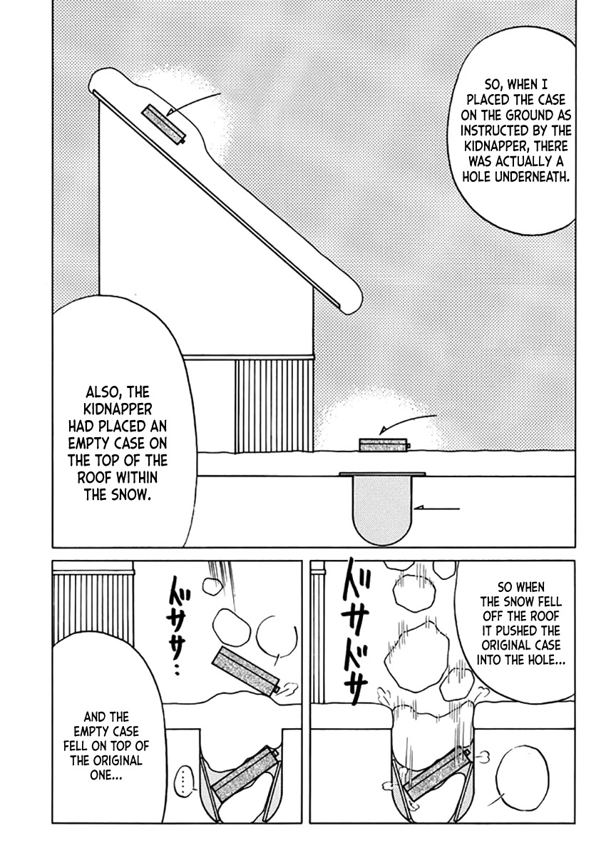 Kindaichi Shounen no Jikenbo - Tanpenshuu Chapter 4.4 page 7 - Vol.4 Chapter 4: Ransom Disappears in the Snow: Answer Arc