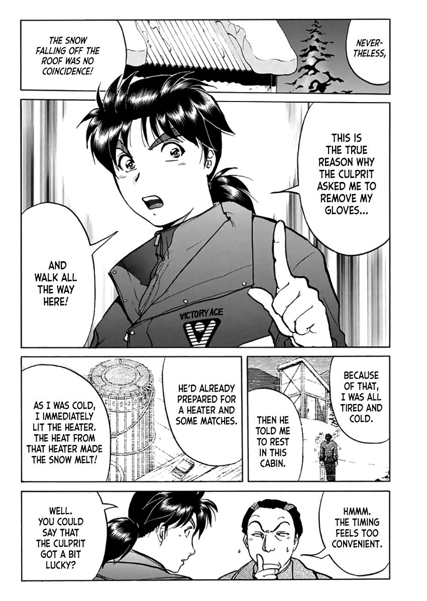 Kindaichi Shounen no Jikenbo - Tanpenshuu Chapter 4.4 page 8 - Vol.4 Chapter 4: Ransom Disappears in the Snow: Answer Arc