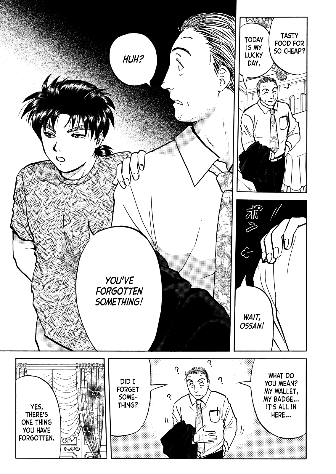 Kindaichi Shounen no Jikenbo - Tanpenshuu Chapter 4.8 page 22 - Vol.4 Chapter 8: Restaurant with Murderous Intent: Question Arc 2